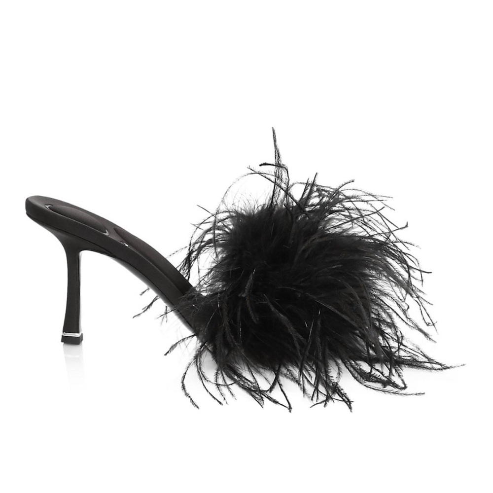 COPY - Alexander Wang Lulu feather mule